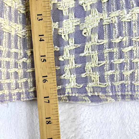 Yune Ho Top Sz M Lilac Cream Textured Sleeveless Designer *check measurements* - Picture 6 of 11